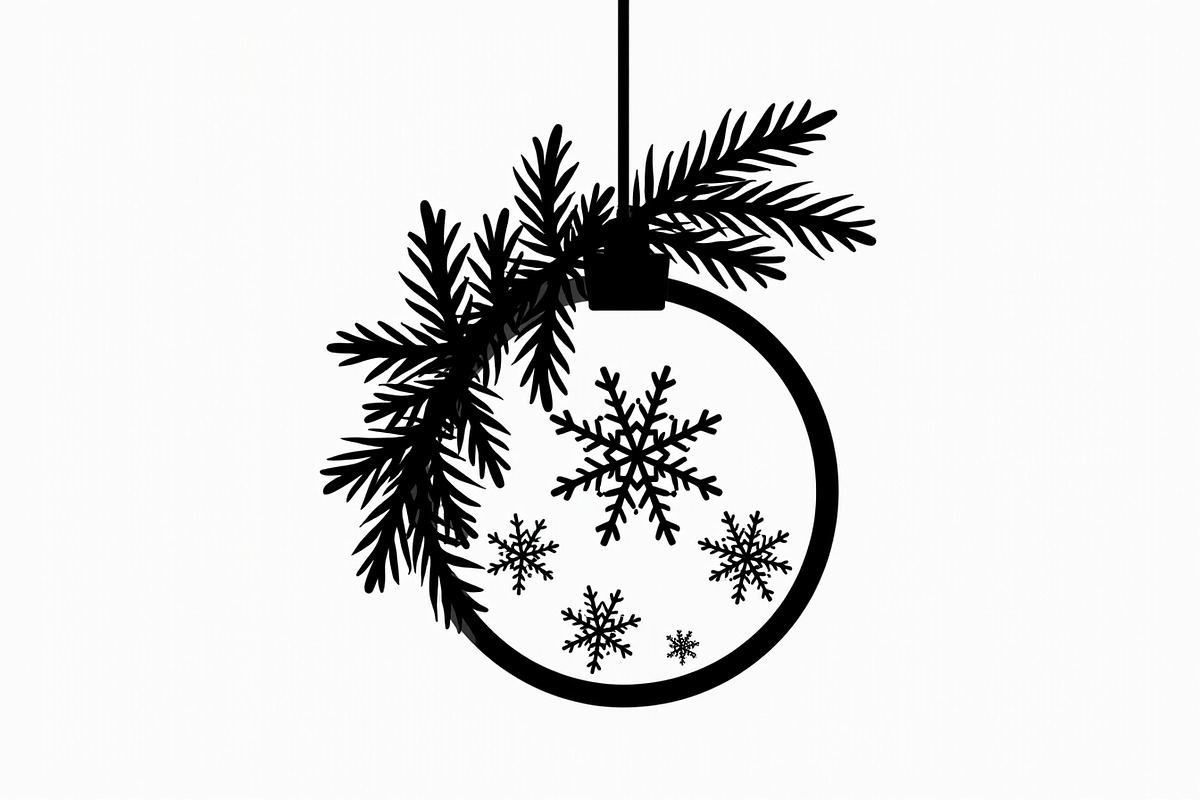 Christmas Laser Cut Ornament Bundle, a Graphic by musafir_fashion (Photo 14 of 16)