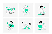 Business Illustrations Bundle, a Finance Illustration by Brickclay (Thumbnail 16 of 19)