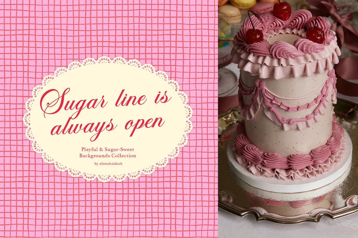Sugarine Sweet Backgrounds, a Background Graphic by alonahaidash (Photo 8 of 15)