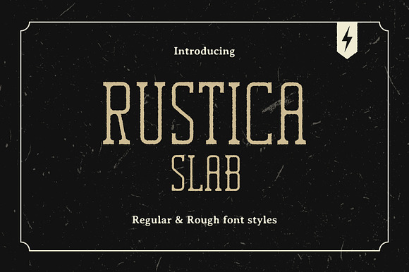 Rustica Slab Font preview 8
