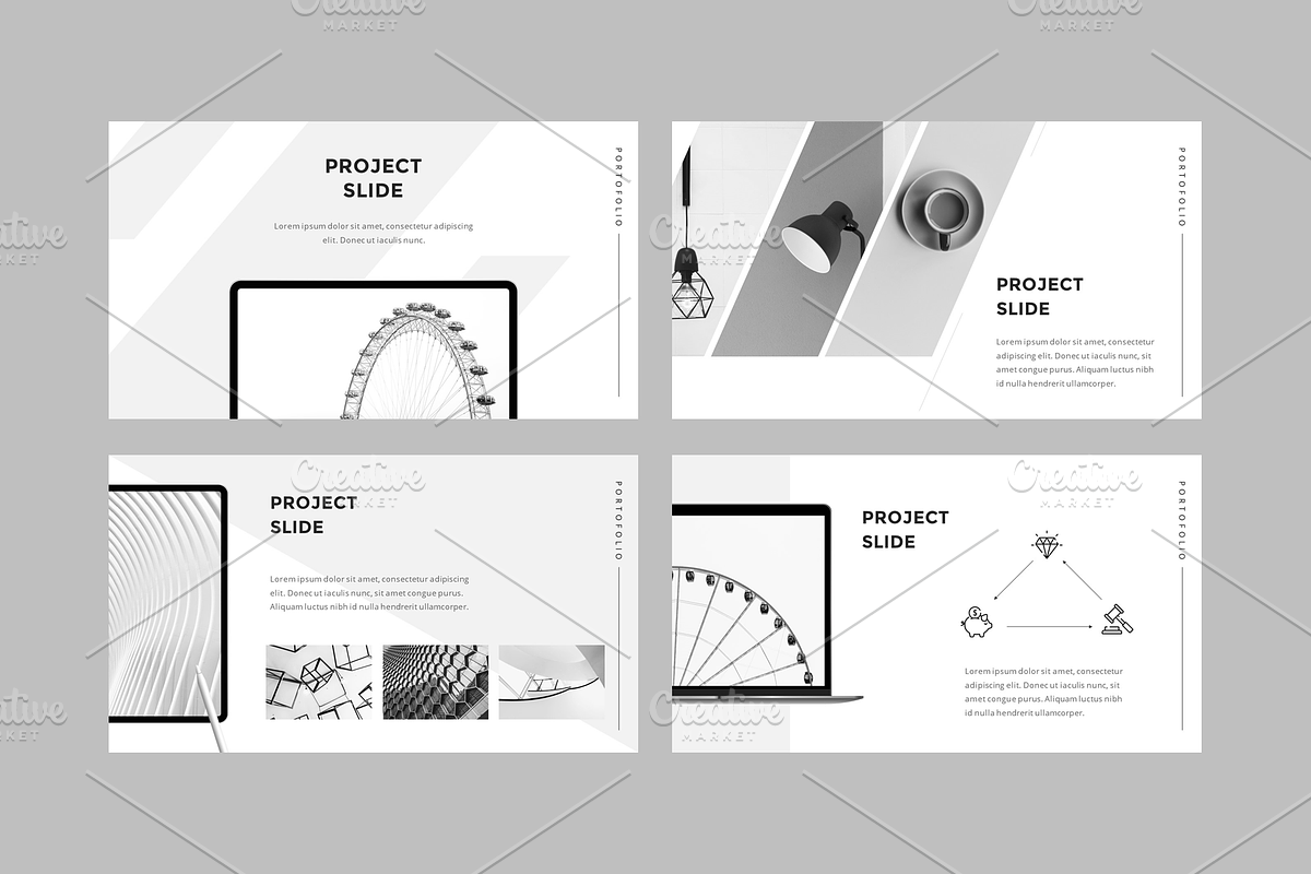 MONOCROM - Powerpoint Template, a Presentation Template by Pixelz Studio (Photo 4 of 10)