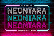 Neontara Neon Display Font, a Font by PutraCetol Studio (Thumbnail 6 of 6)