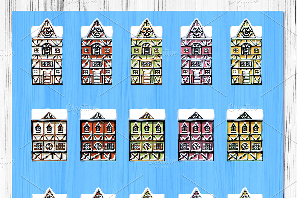 Big Set Home Creator Houses, a Graphic by Iraida_Bearlala (Photo 4 of 7)