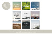 Adventure & Travel Instagram Quotes, a Social Media Template by Bold Leap Creative (Thumbnail 3 of 3)