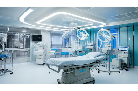 nurse ward hospital building ai, a Background Photo by pikepicture