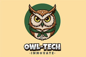 Wise Owl Innovations, an Animal Illustration by Izdihaar_Studio