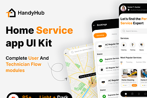HandyHub: Ondemand service app uikit