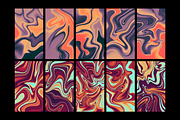 Fluid 4 Retro-Futuristic Backgrounds, a Background Graphic by Katedsgn (Thumbnail 12 of 13)