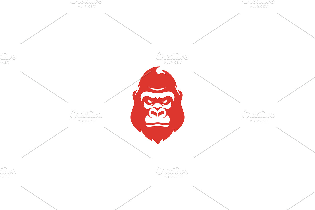 Gorilla logo collection, a Branding & Logo Template by Team_Ultra_Graphics (Photo 4 of 9)