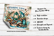 Fishing Life Eat Sleep Fish Repeat, a Pattern Graphic by TumblerArtDS (Thumbnail 3 of 3)