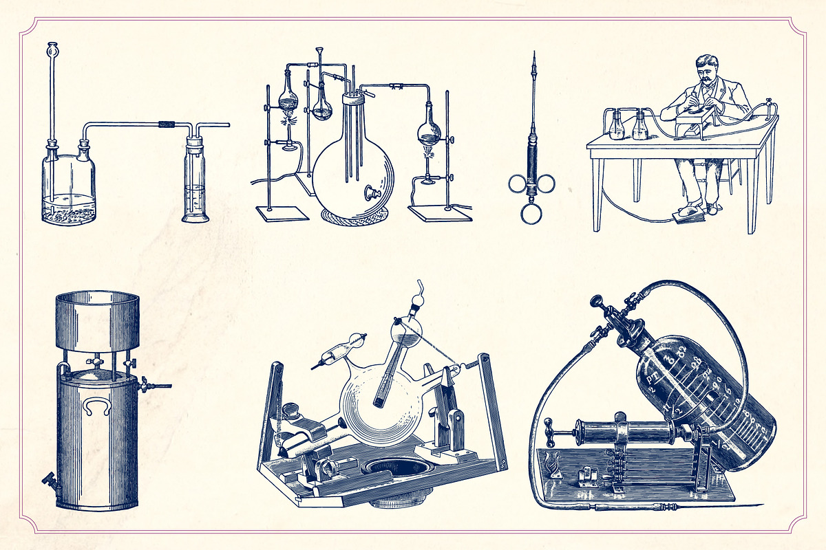 Vintage Science Illustrations, a Technology Illustration by Mr Vintage (Photo 5 of 11)