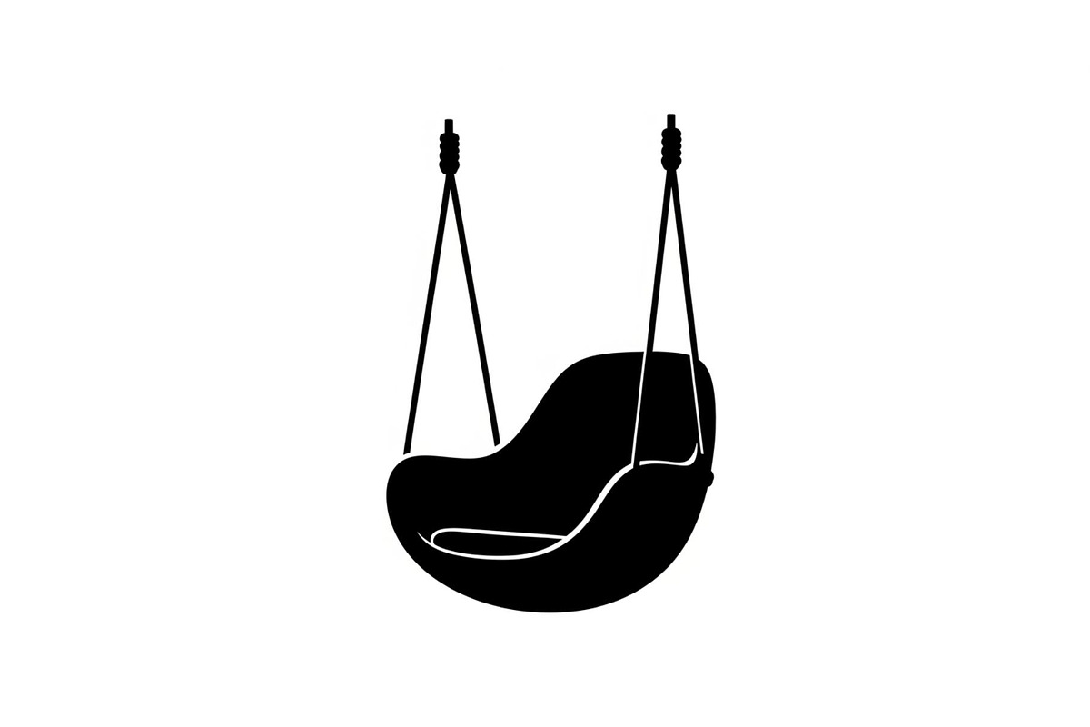 Hanging Egg Chair Silhouette Bundle, an Illustration by Designer_Momina (Photo 12 of 51)