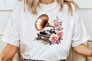 Retro Gramophone Clipart, an Illustration by Rose Art (Thumbnail 6 of 8)