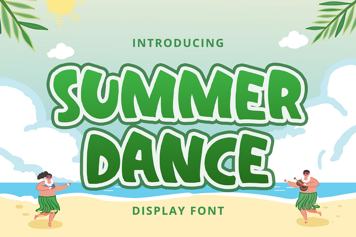 Summer Dance - Display Font, a Script Font by Alpaprana (Photo 1 of 8)