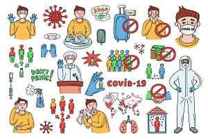 Set on the theme of coronavirus