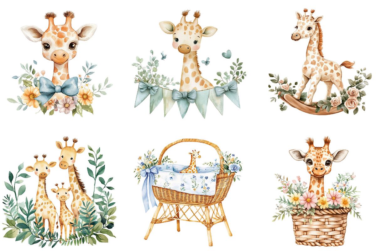 Nautical Nursery Baby Shower Clipart, a Seasonal Illustration by Designking (Photo 3 of 5)