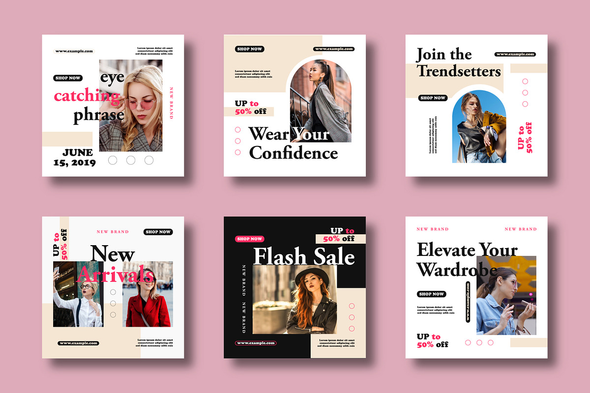 Branding Fashion Social Media Design preview 2