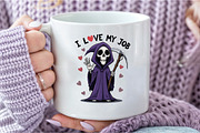 I Love My Job, Reaper Cartoon, an Illustration by DreamCafeArt (Thumbnail 6 of 7)