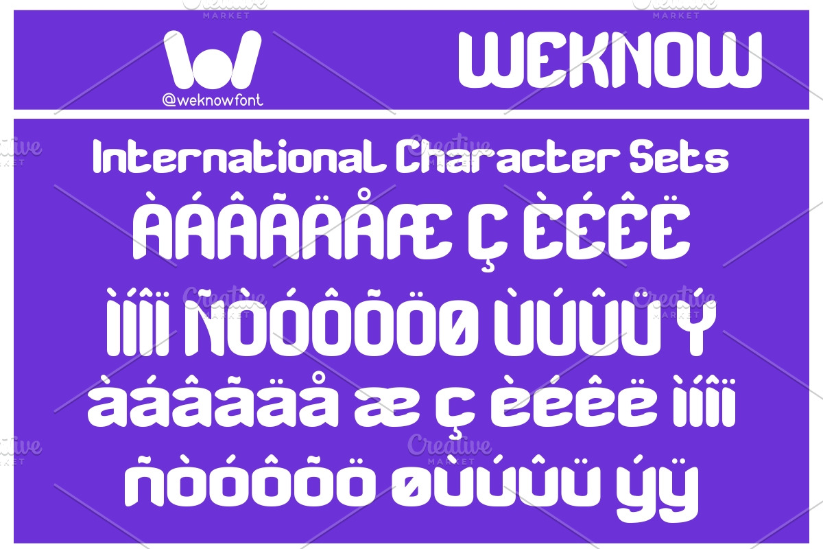 Brainwave font, a Font by weknow (Photo 8 of 8)