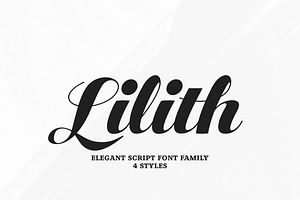 Lilith Script Pro Font Family