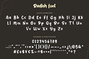 Radish, a Sans Serif Font by twinstd (Thumbnail 10 of 12)