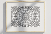 Aztec Calendar Contemp, an Object Graphic by Ixipcalli (Thumbnail 7 of 7)