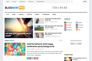 BlogNow Pro - WordPress Blog Theme