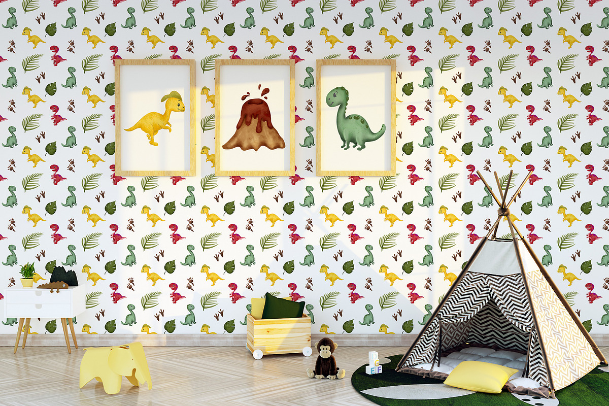 Nursery frame and wall mockup bundle, a Print Template by MockupMarket (Photo 13 of 14)