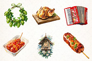 Hand Drawn Oktoberfest Clipart, an Illustration by Pixels.Craft (Thumbnail 2 of 6)