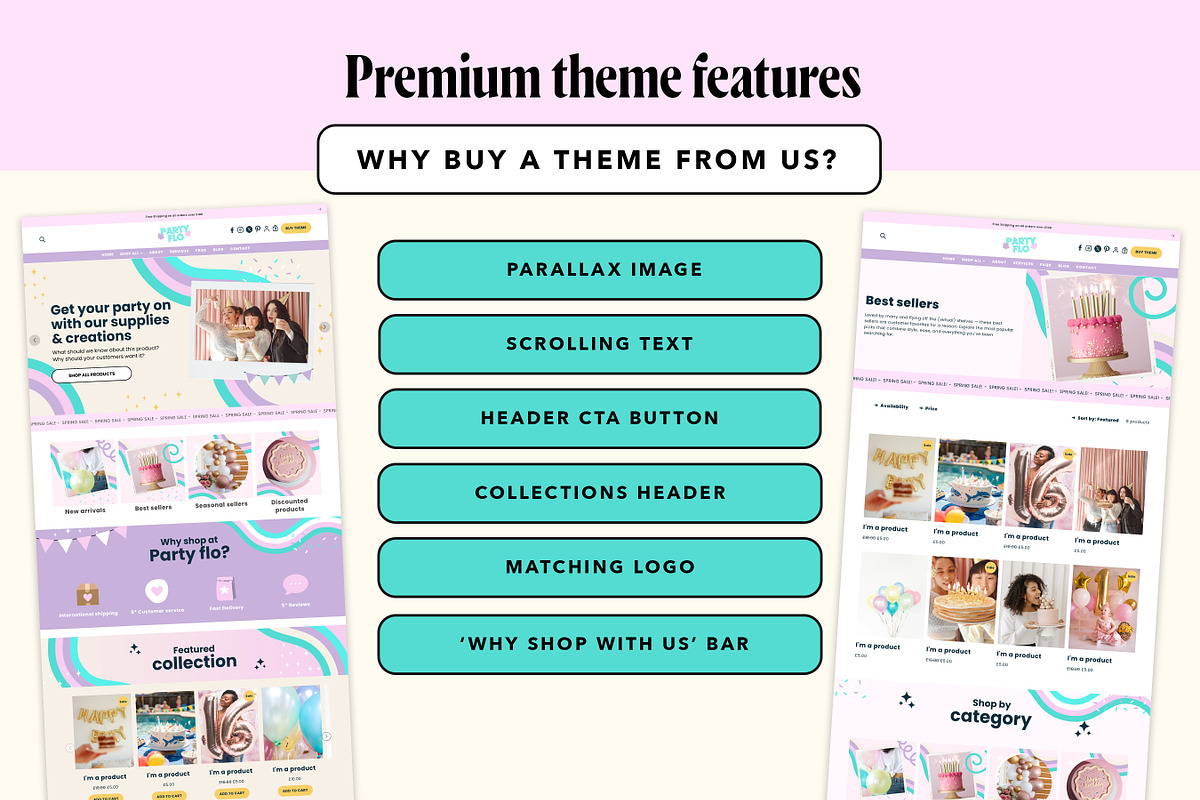 Party and Decorations Shopify Theme, a Shopify Template by Template Twist Shop (Photo 4 of 8)