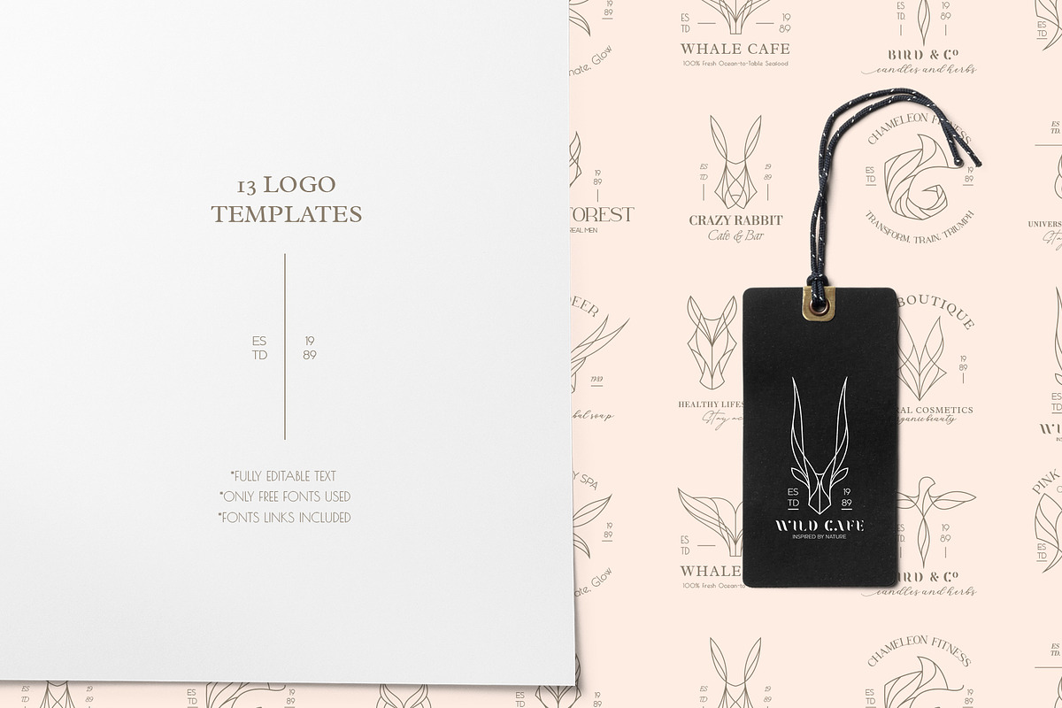 PURE LOGO KIT, a Branding & Logo Template by Luna Dreams (Photo 3 of 8)