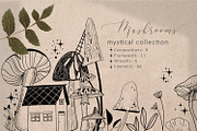 Mushrooms mystical collection, an Object Illustration by annasokol_ (Thumbnail 1 of 12)