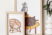 Cat Lover - Vector collection, an Animal Illustration by Alina Sh (Thumbnail 10 of 10)
