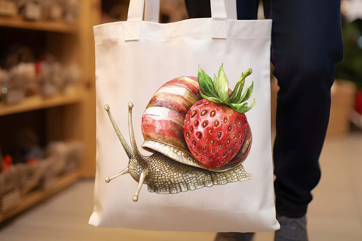 Cute Cottagecore Strawberry Clipart, an Illustration by Rose Art (Photo 5 of 7)