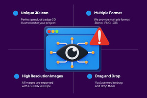 Internet Security 3D Icon Pack