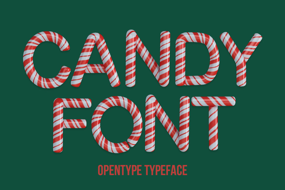 Candy Font, a Font by Handmadefont (Photo 1 of 9)