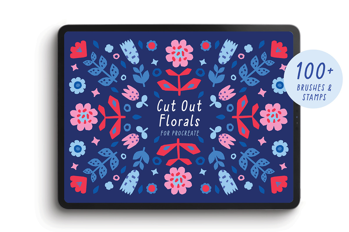 Cut Out Florals for Procreate, a Brush Add-On by Pencil Twist (Photo 1 of 10)