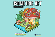 Procreate Isometric Islands Pack, a Brush Add-On by Artbykimmyw (Thumbnail 4 of 10)