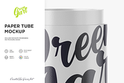 Opened Matte Paper Tube Mockup, a Packaging Mockup by Green Art (Thumbnail 3 of 6)