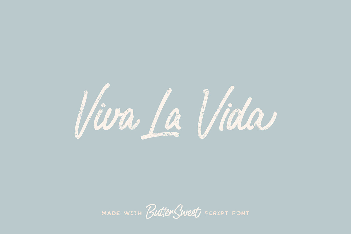 ButterSweet | Smooth Script Font, a Handwritten Font by The Paper Town (Photo 12 of 12)