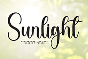 Sunlight | Script Font, a Handwritten Font by Scratchones (Thumbnail 1 of 8)