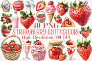 Strawberry Clipart Cottagecore Png S, an Illustration by Sublimation Artist (Thumbnail 1 of 6)