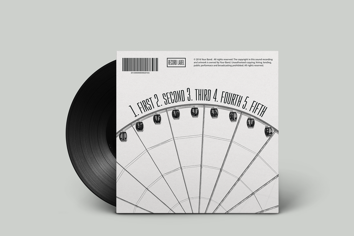 The Big Wheel - Vinyl Cover, a Templates & Theme by So Fat! Design (Photo 2 of 2)
