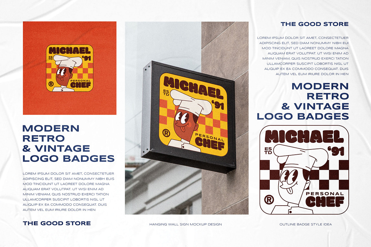 Illustration Logo Badges Bundle, a Branding & Logo Template by The Good Store (Photo 9 of 10)