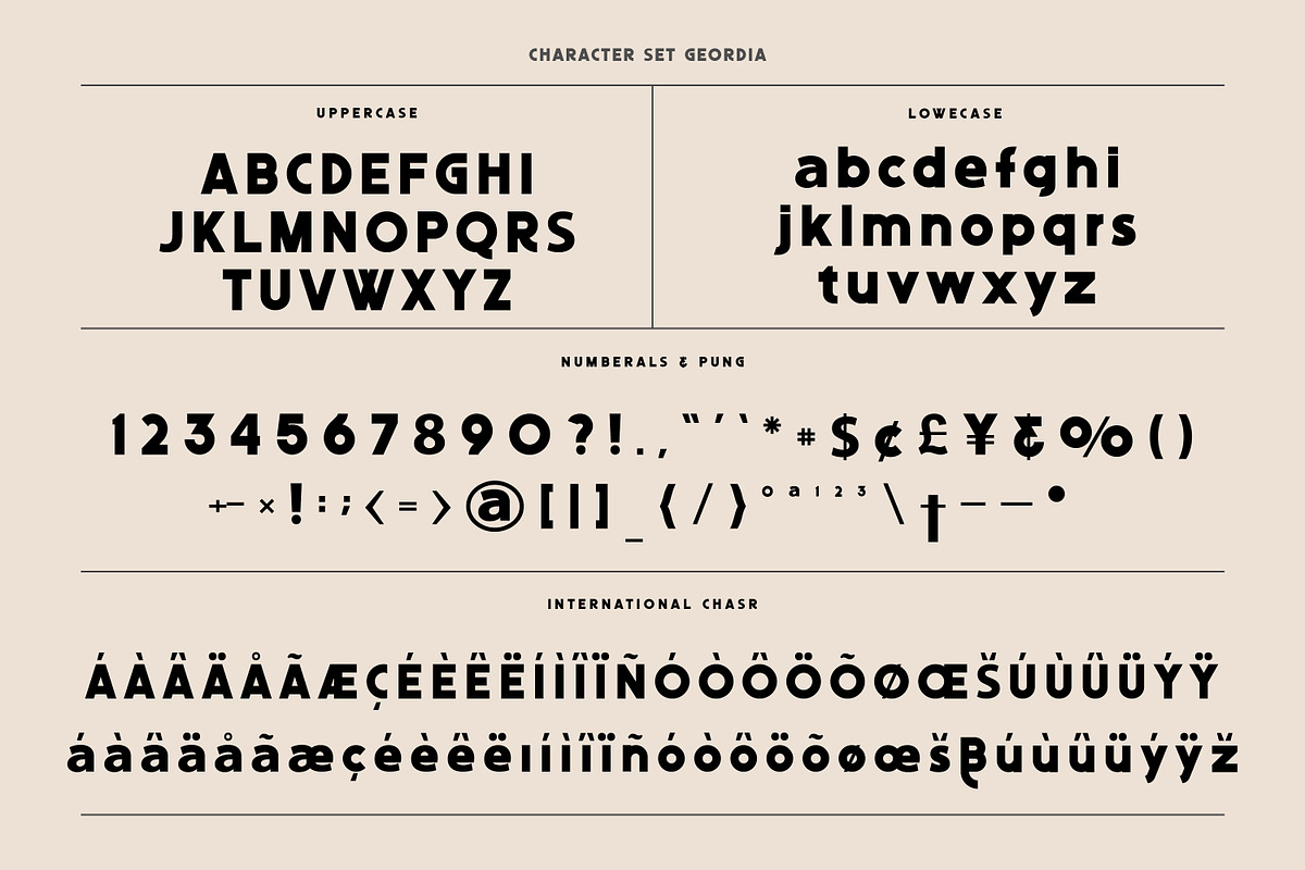 Geordia - Modern Sans Font, a Sans Serif Font by MIIM (Photo 5 of 6)