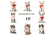 10 Cat Clipart, an Animal Illustration by Pati Charm Studio (Thumbnail 3 of 8)