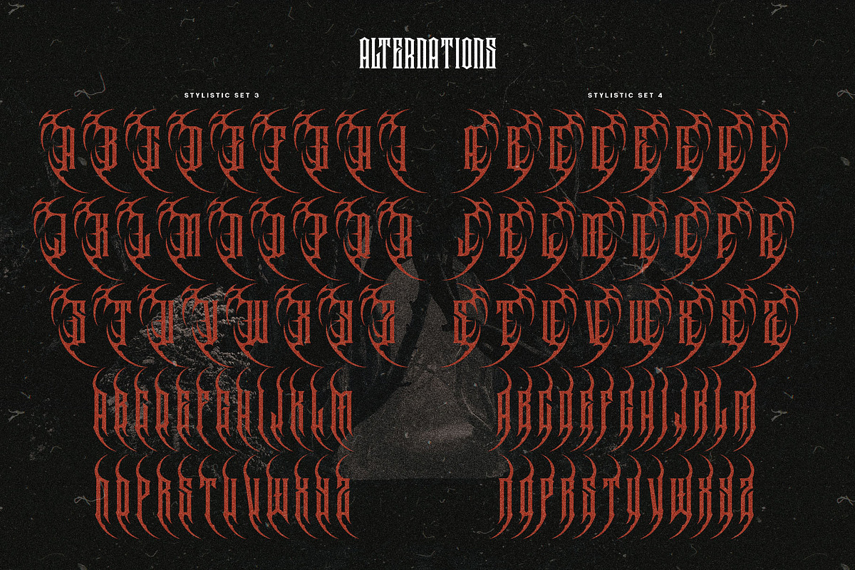 Bruno Back Typeface, a Blackletter Font by alit design (Photo 6 of 20)