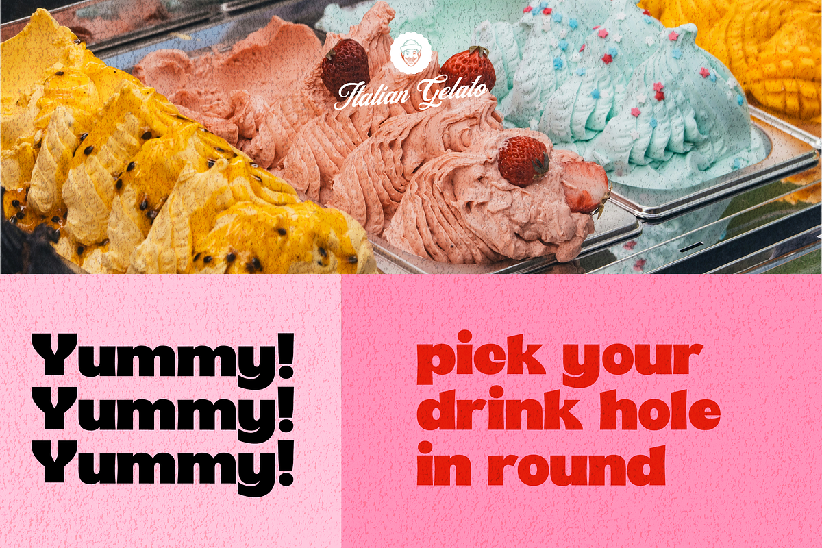Motesa - Playful Bold Font, a Sans Serif Font by Elmous (Photo 2 of 10)