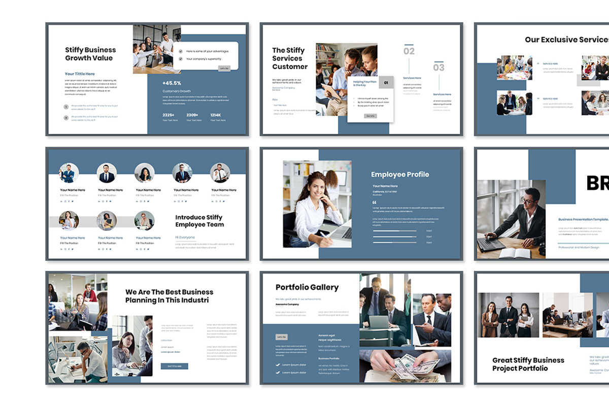 Stiffy Plan Business Presentation, a Presentation Template by Analogous Temp (Photo 3 of 5)