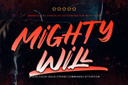Mightywill, a Handwritten Font by Letterara (Thumbnail 1 of 11)